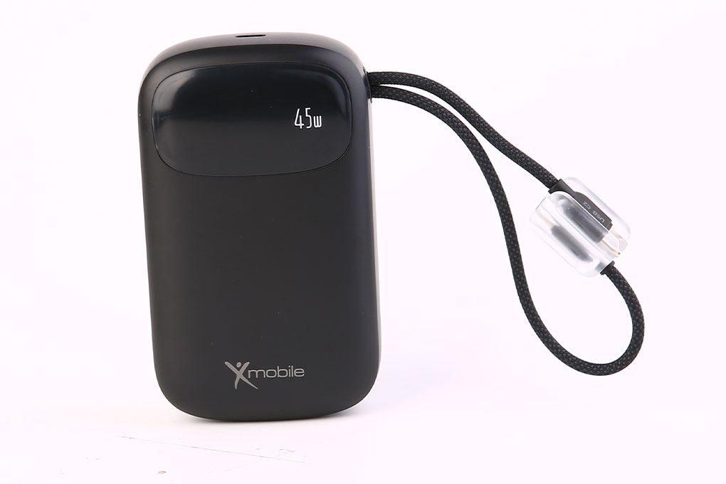 Pin sạc dự phòng Polymer 20000mAh Type C PD QC 3.0 45W Xmobile DS85C10 kèm Cáp Type C Màu Đen