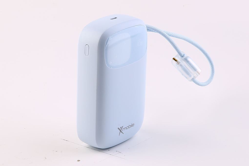 Pin sạc dự phòng Polymer 20000mAh Type C PD QC 3.0 45W Xmobile DS85C10 kèm Cáp Type C Màu Xanh Dương