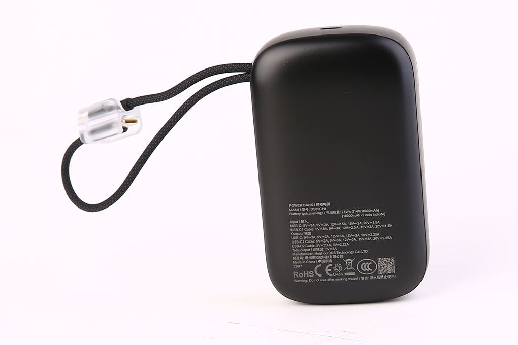 Pin sạc dự phòng Polymer 20000mAh Type C PD QC 3.0 45W Xmobile DS85C10 kèm Cáp Type C Màu Đen