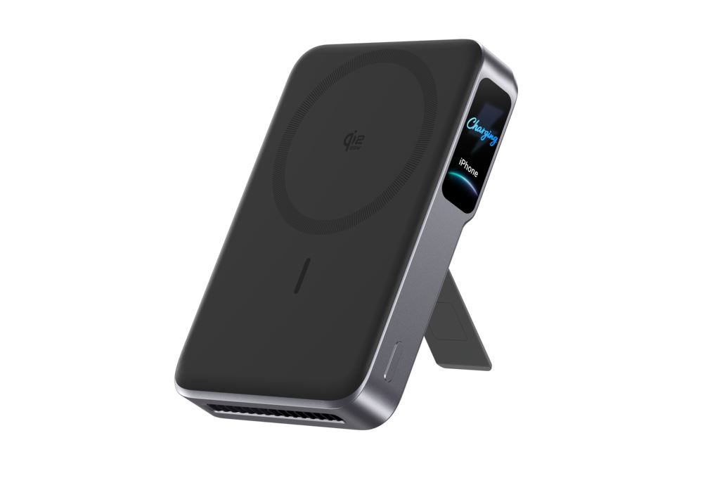 Pin sạc dự phòng Polymer 10000mAh Không dây Magnetic Qi2 25W Type C PD 45W Anker MagGo 2 Pro A110R Màu Đen