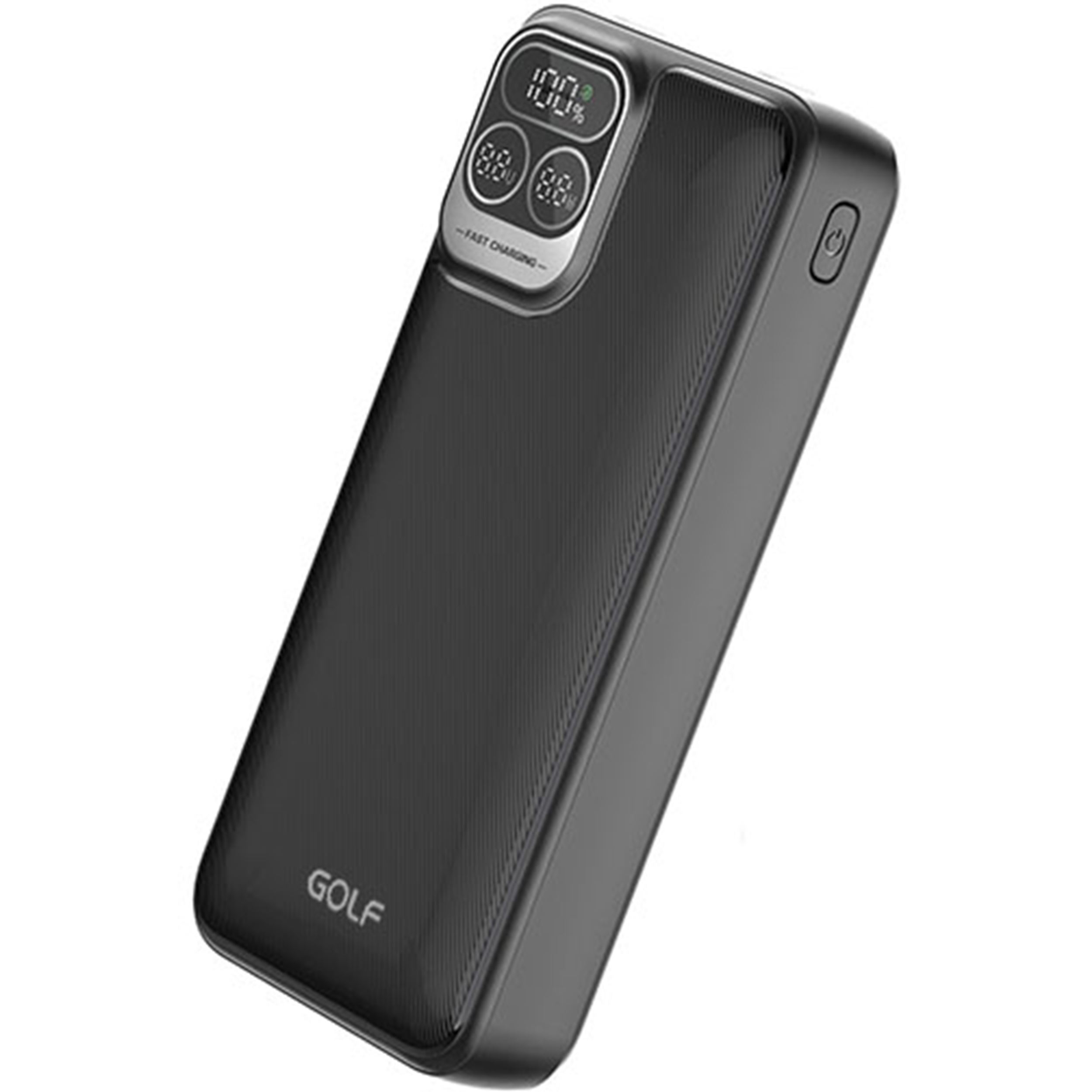 Pin Sạc Dự Phòng 20000mAh Type C 1C2A Màn Hình Số Golf 22.5W P52 Màu Đen