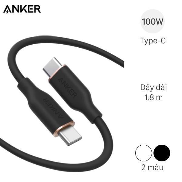 Cáp Type C - Type C 1.8m Anker PowerLine III Flow A8553