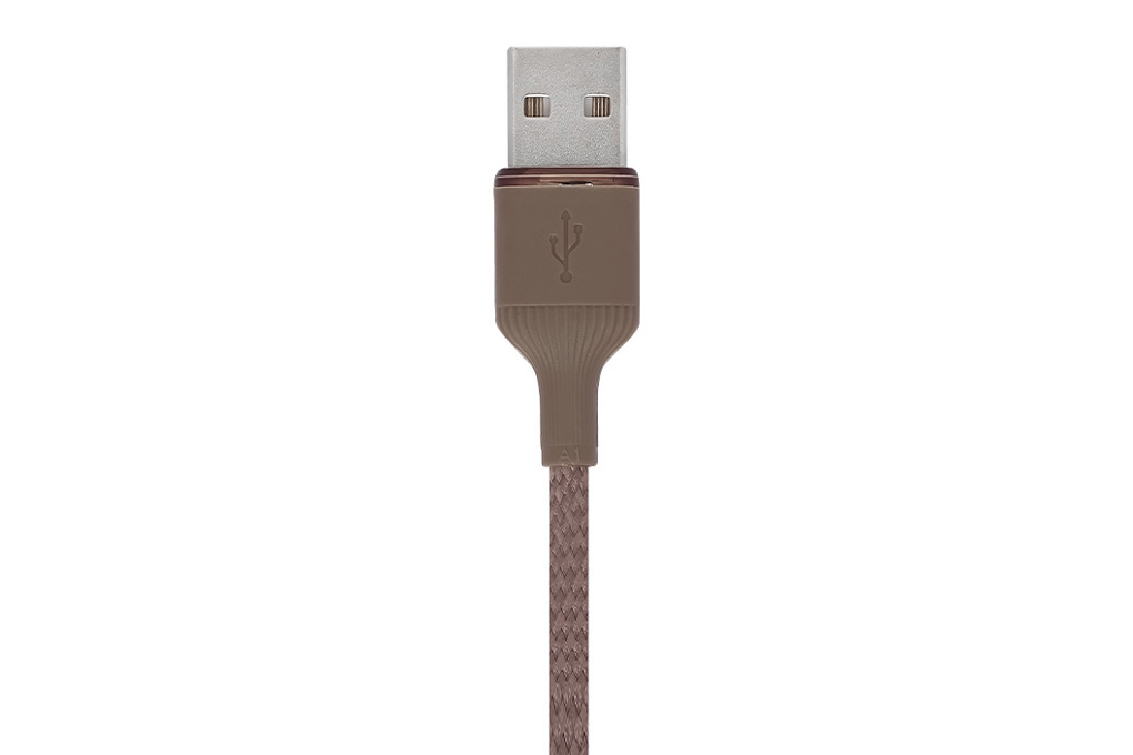 Cáp sạc và truyền dữ liệu USB-A - Lightning 12W 1m Xmobile L2320 Màu Nâu