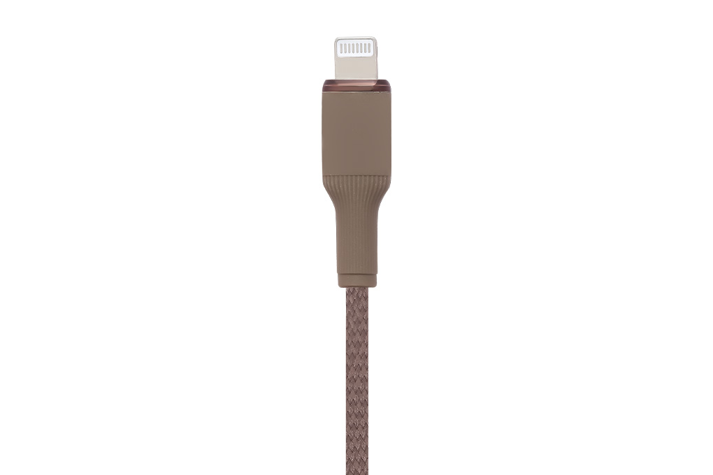 Cáp sạc và truyền dữ liệu USB-A - Lightning 12W 1m Xmobile L2320 Màu Nâu
