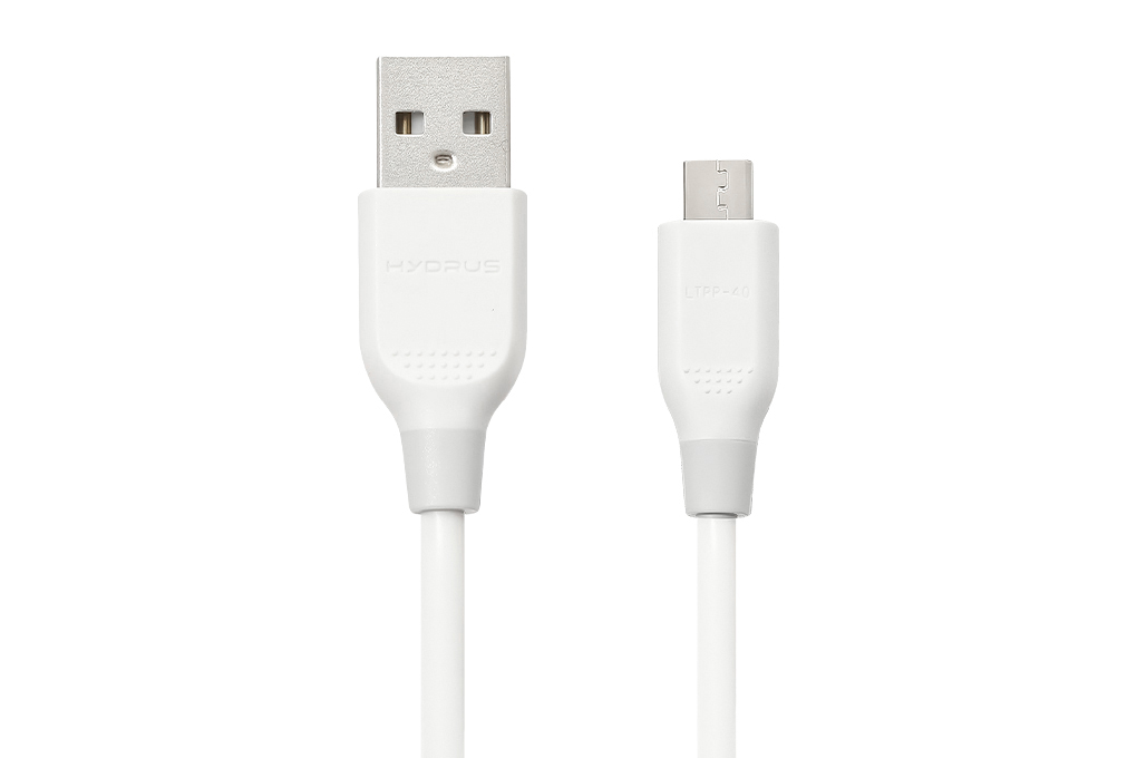 Cáp sạc USB-A - Micro USB 10.5W 2m Hydrus LTPP-40 Màu Trắng