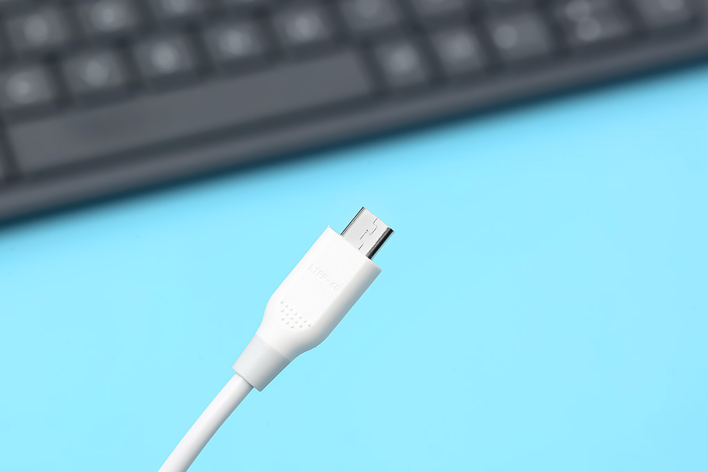 Cáp sạc USB-A - Micro USB 10.5W 2m Hydrus LTPP-40 Màu Trắng