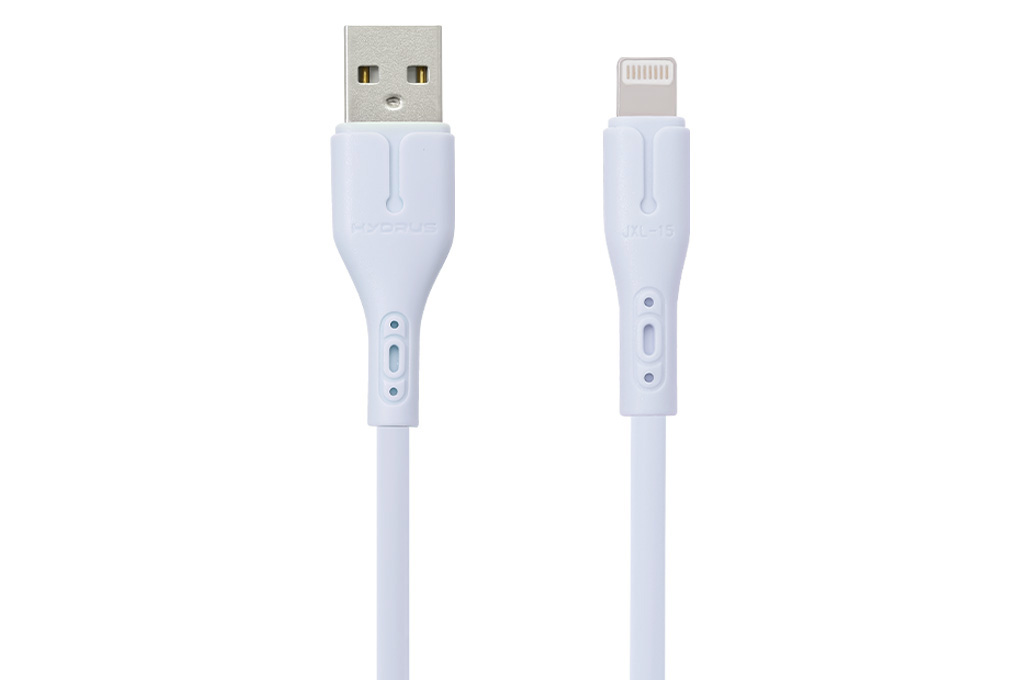 Cáp sạc USB-A - Lightning 12W 1m Hydrus JXL-15 Màu Xanh da trời