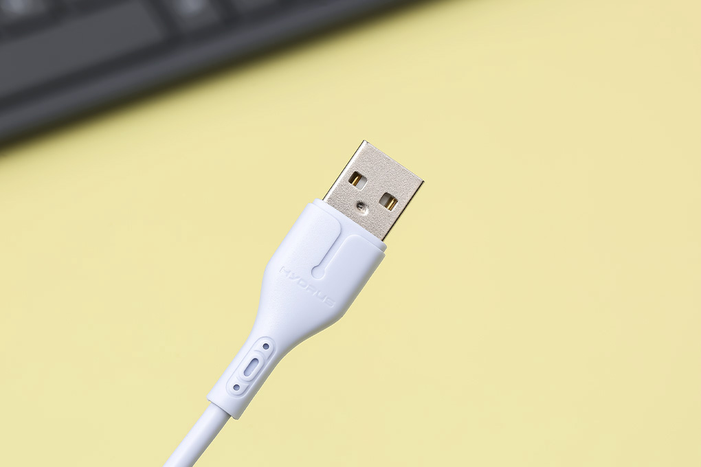 Cáp sạc USB-A - Lightning 12W 1m Hydrus JXL-15 Màu Xanh da trời
