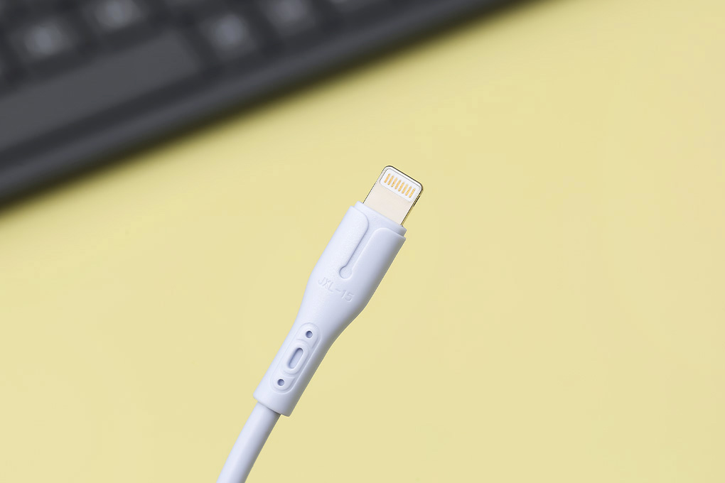 Cáp sạc USB-A - Lightning 12W 1m Hydrus JXL-15 Màu Xanh da trời