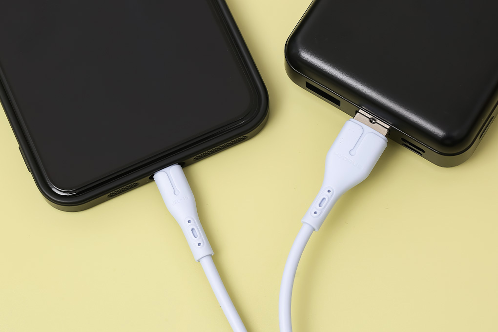 Cáp sạc USB-A - Lightning 12W 1m Hydrus JXL-15 Màu Xanh da trời