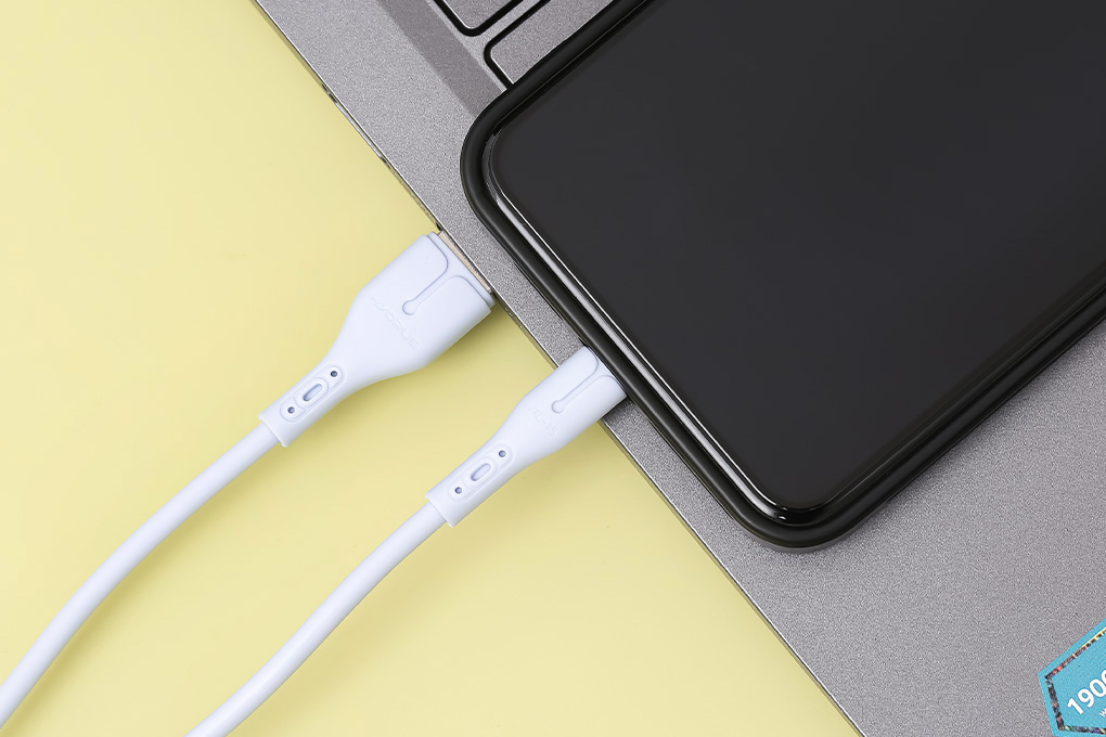 Cáp sạc USB-A - Lightning 12W 1m Hydrus JXL-15 Màu Xanh da trời