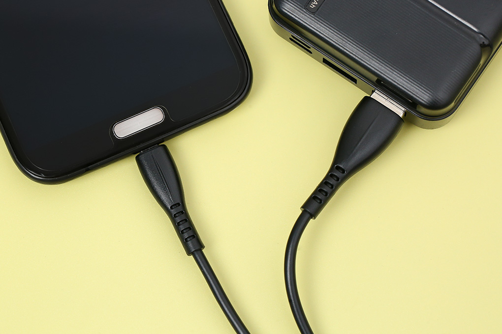Cáp sạc USB-A - Micro USB 10W 1m Hydrus CS-DC52 Màu Đen