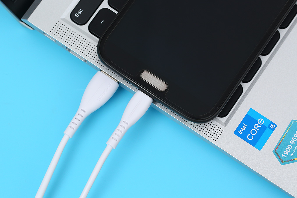 Cáp sạc USB-A - Micro USB 10W 1m Hydrus CS-DC52 Màu Trắng