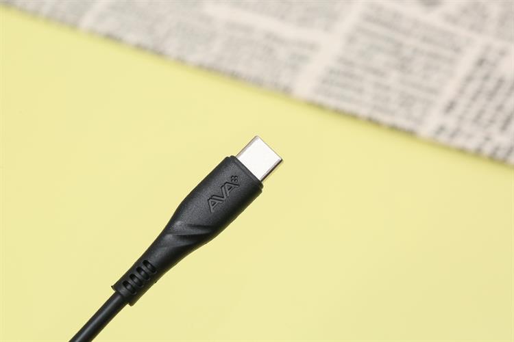 Cáp sạc nhanh USB-A - Type-C 18W 1m AVA+ CS-CL0862 Màu Đen