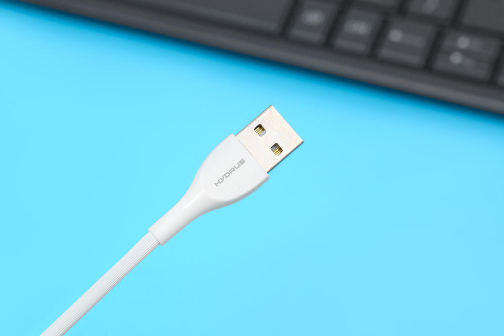 Cáp sạc và truyền dữ liệu USB-A - Type-C 15W 2m Hydrus CV-12 Màu Trắng