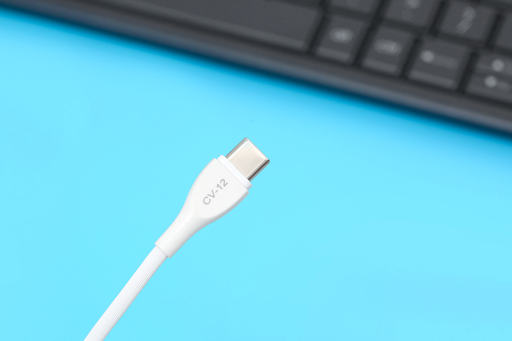 Cáp sạc và truyền dữ liệu USB-A - Type-C 15W 2m Hydrus CV-12 Màu Trắng