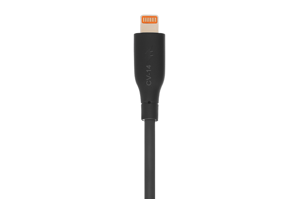 Cáp sạc và truyền dữ liệu USB-A - Lightning 12W 2m Hydrus CV-14 Màu Đen