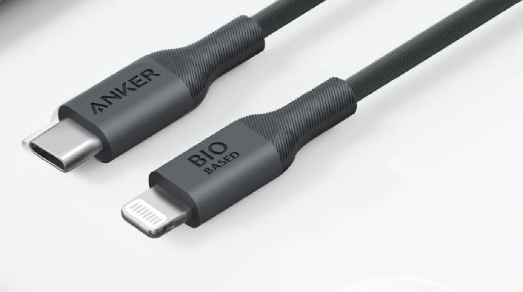 Cáp Type C - Lightning MFi 0.9m Anker 542 Bio A80B1 - Thân thiện môi trường