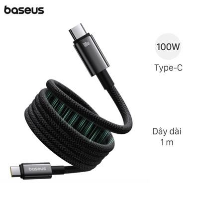 Cáp Type C - Type C 1m Baseus Tungsten Gold Magnetic CB000097