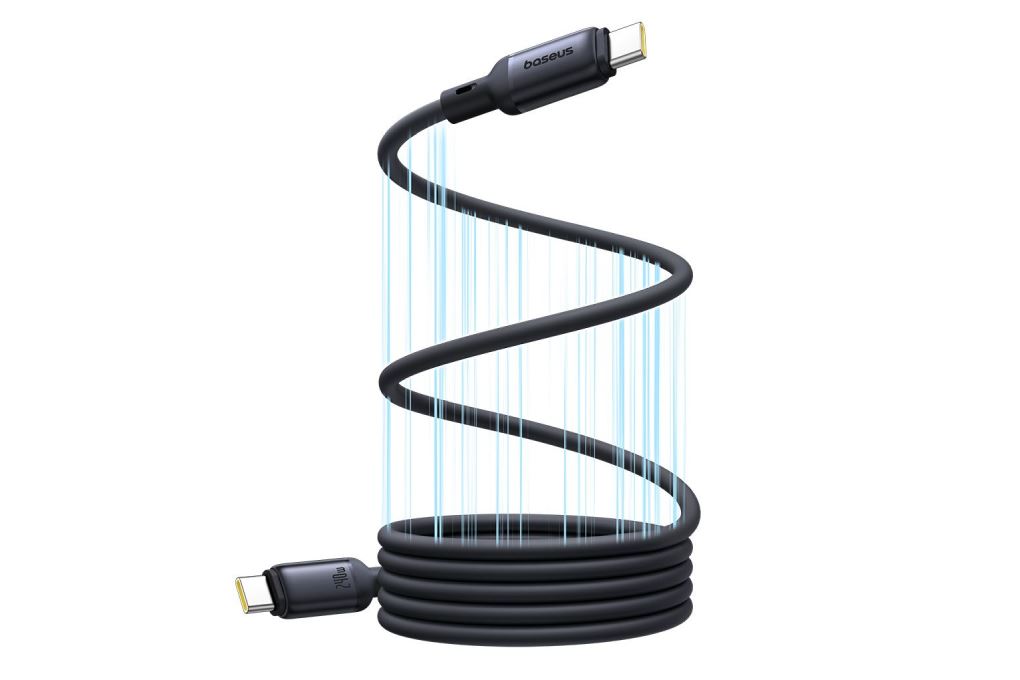 Cáp sạc nhanh Type-C - Type-C 240W 1m Baseus PicoGo CB000153 Màu Đen