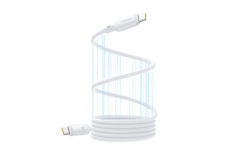 Cáp Type C - Type C 1m Magnetic Baseus PicoGo CB000153 Màu Trắng