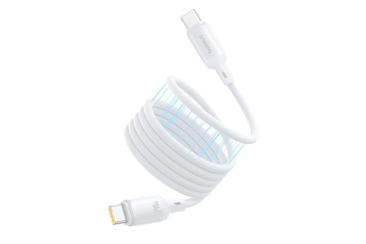 Cáp sạc nhanh Type-C - Type-C 240W 1m Baseus PicoGo CB000153 Màu Trắng