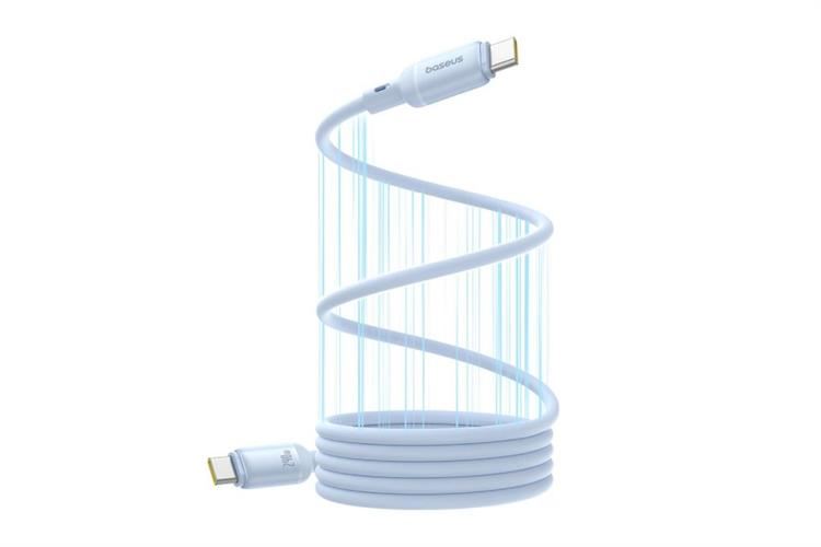 Cáp sạc nhanh Type-C - Type-C 240W 1m Baseus PicoGo CB000153 Màu Xanh Da Trời