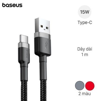 Cáp Type C 1m Baseus Cafule CATKLF-BG1