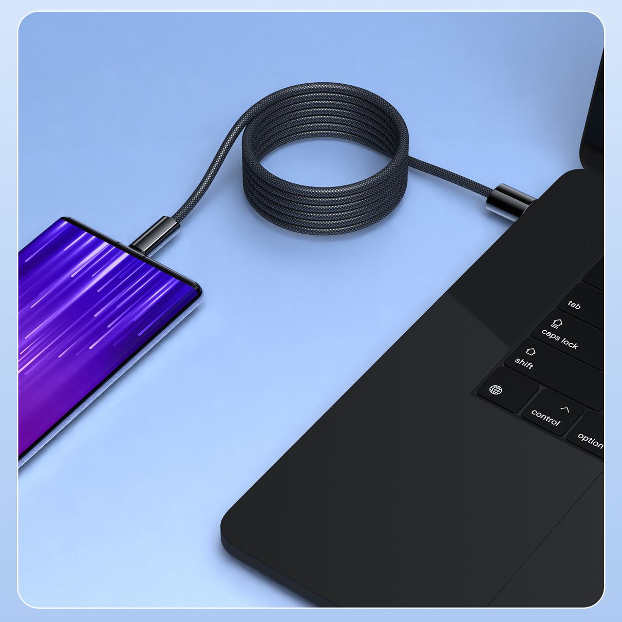 Cáp sạc Type C - Lightning 1m CL25 đa năng với khả năng sạc và truyền dữ liệu