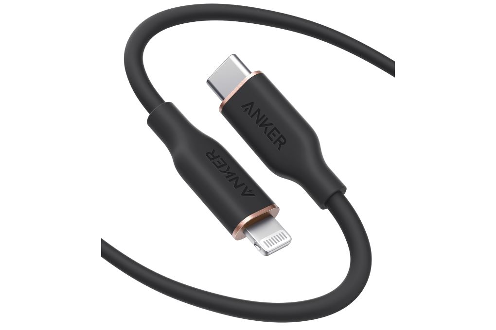 Cáp Type C - Lightning MFi 1.8m Anker PowerLine III Flow A8663