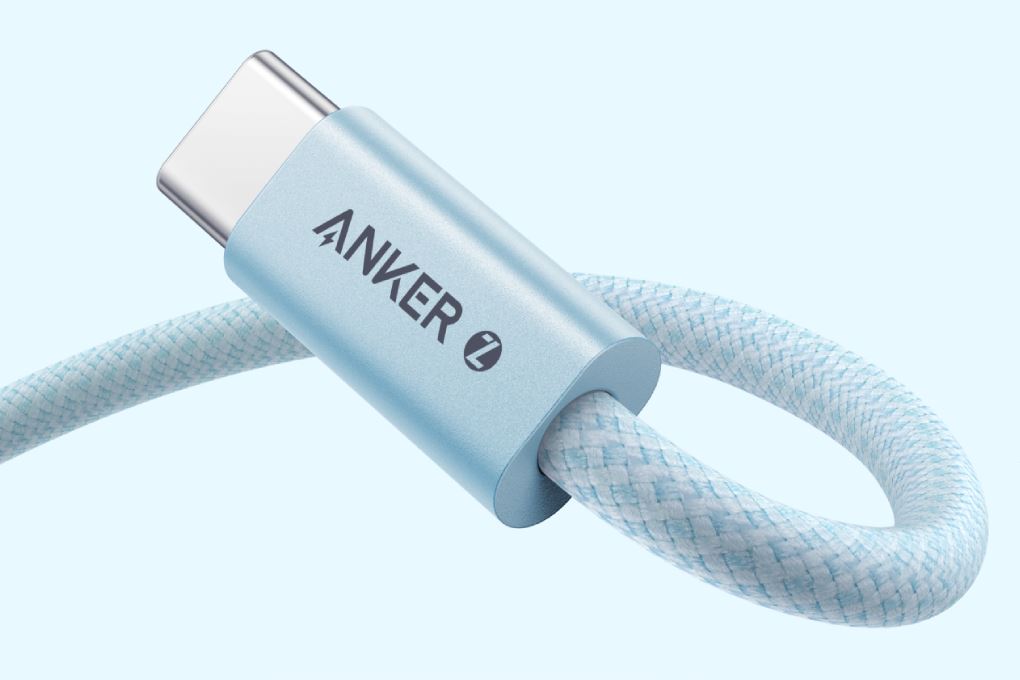 Cáp sạc nhanh và truyền dữ liệu Type-C - Type-C 240W 1m Anker Zolo A8060 Màu Xanh da trời