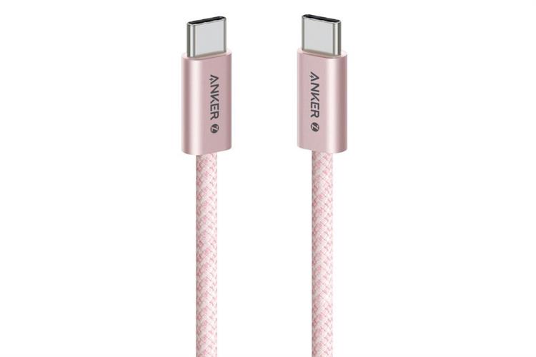 Cáp sạc nhanh và truyền dữ liệu Type-C - Type-C 240W 1m Anker Zolo A8060 Màu Hồng