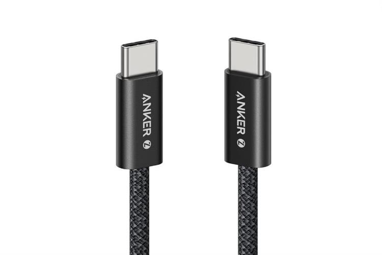Cáp sạc nhanh và truyền dữ liệu Type-C - Type-C 240W 1m Anker Zolo A8060 Màu Đen