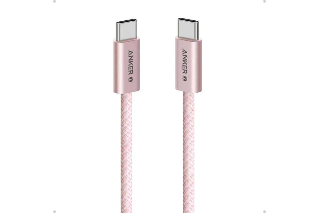 Cáp sạc nhanh và truyền dữ liệu Type-C - Type-C 240W 1m Anker Zolo A8060 Màu Hồng