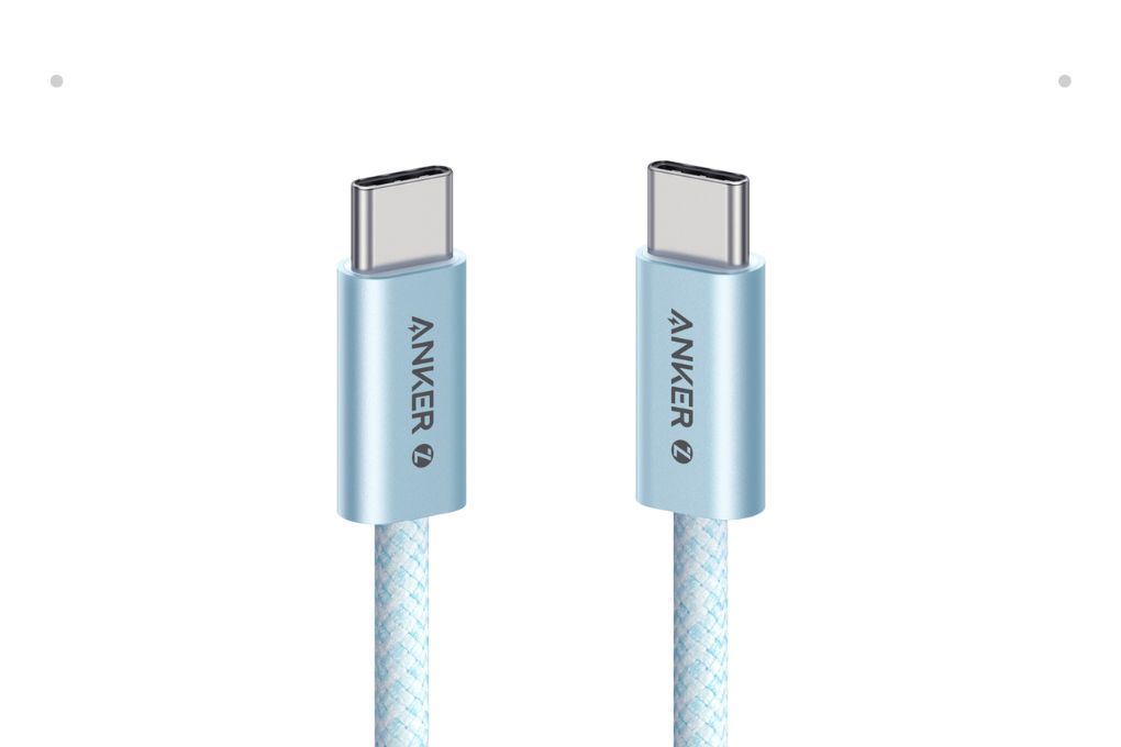 Cáp sạc nhanh và truyền dữ liệu Type-C - Type-C 240W 1m Anker Zolo A8060 Màu Xanh da trời