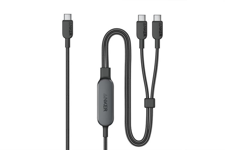 Cáp 2 in 1 Type C - Type C 1.2m Anker A8895