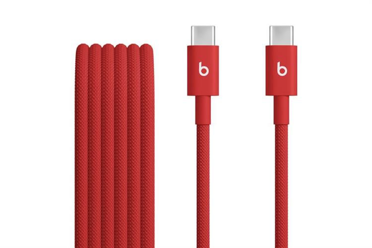 Cáp sạc nhanh và truyền dữ liệu Type-C - Type-C 60W 1.5m Beats Màu Đỏ