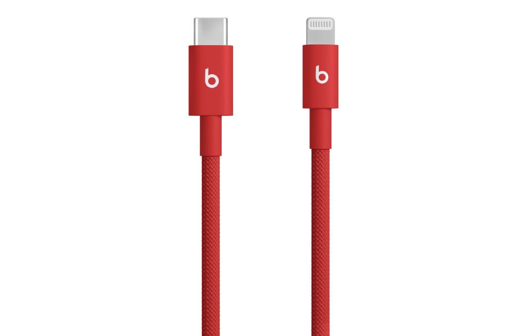 Cáp sạc nhanh và truyền dữ liệu Type-C - Lightning 18W 1.5m Beats Màu Đỏ