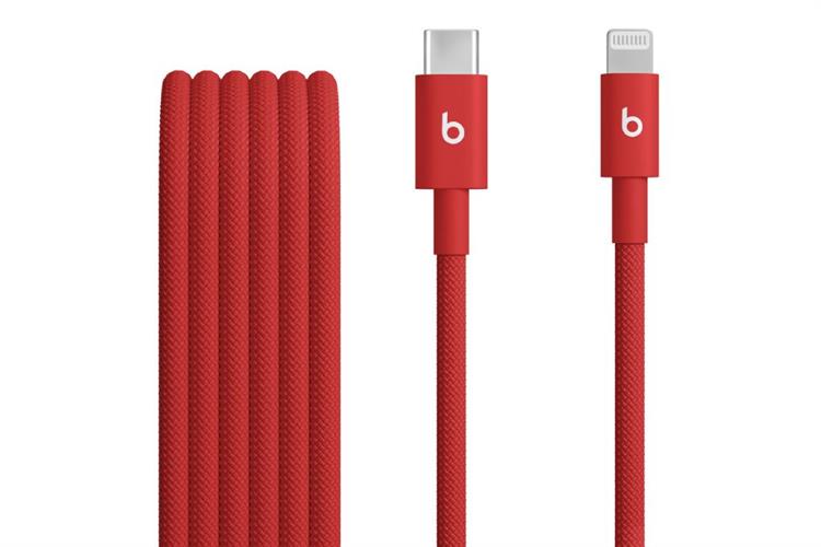 Cáp sạc nhanh và truyền dữ liệu Type-C - Lightning 18W 1.5m Beats Màu Đỏ