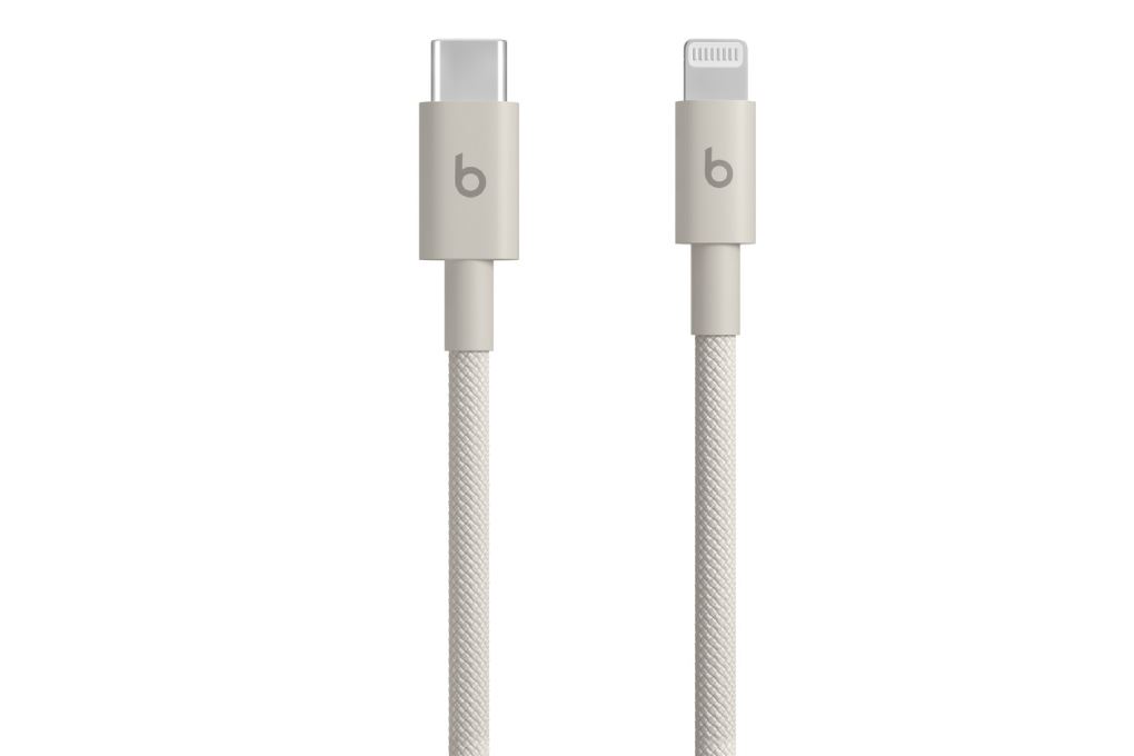 Cáp sạc nhanh và truyền dữ liệu Type-C - Lightning 18W 1.5m Beats Màu Kem