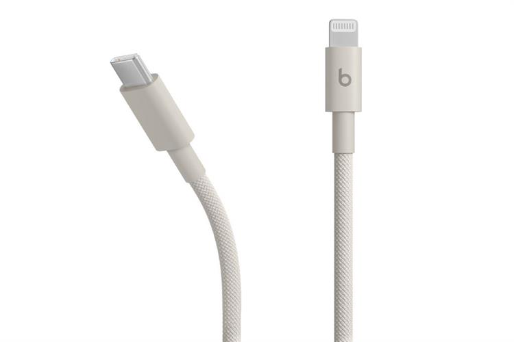 Cáp sạc nhanh và truyền dữ liệu Type-C - Lightning 18W 1.5m Beats Màu Kem