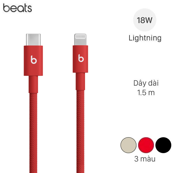 Cáp Type C - Lightning 1.5m Beats