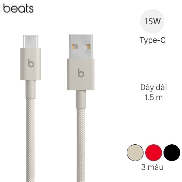 Cáp USB - Type C 1.5m Beats