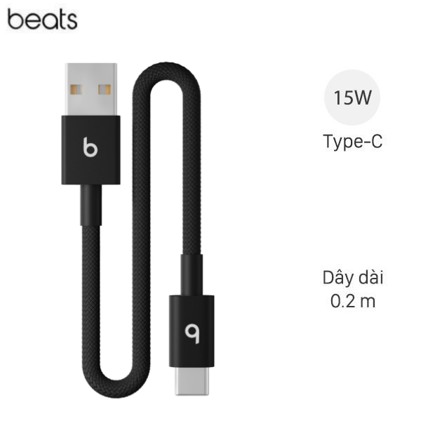 Cáp USB - Type C 0.2m Beats MEQL4