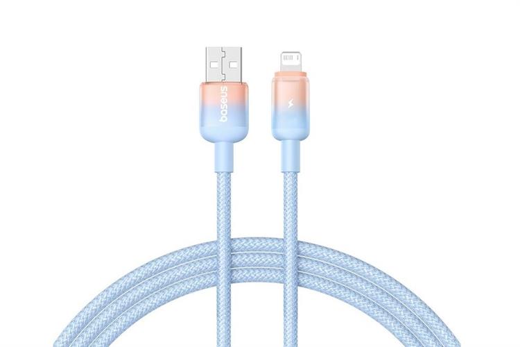 Cáp Lightning 1m Baseus Discolor CB000104 Màu Xanh da trời nhạt