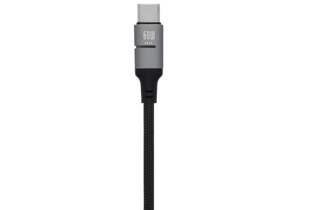 Cáp sạc nhanh Type-C - Type-C 60W 0.2m Xmobile CS300 Màu Đen