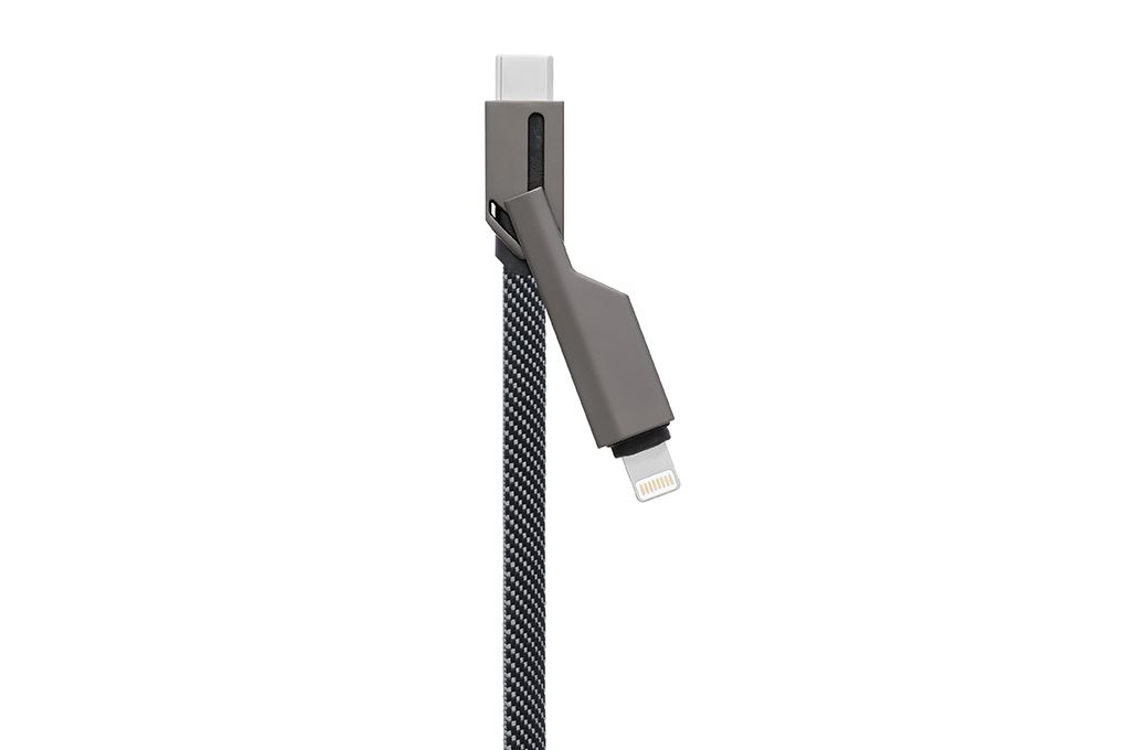 Cáp sạc nhanh đa năng 4 in 1 Lightning Type C 60W 1m Xmobile CS250 Màu Đen