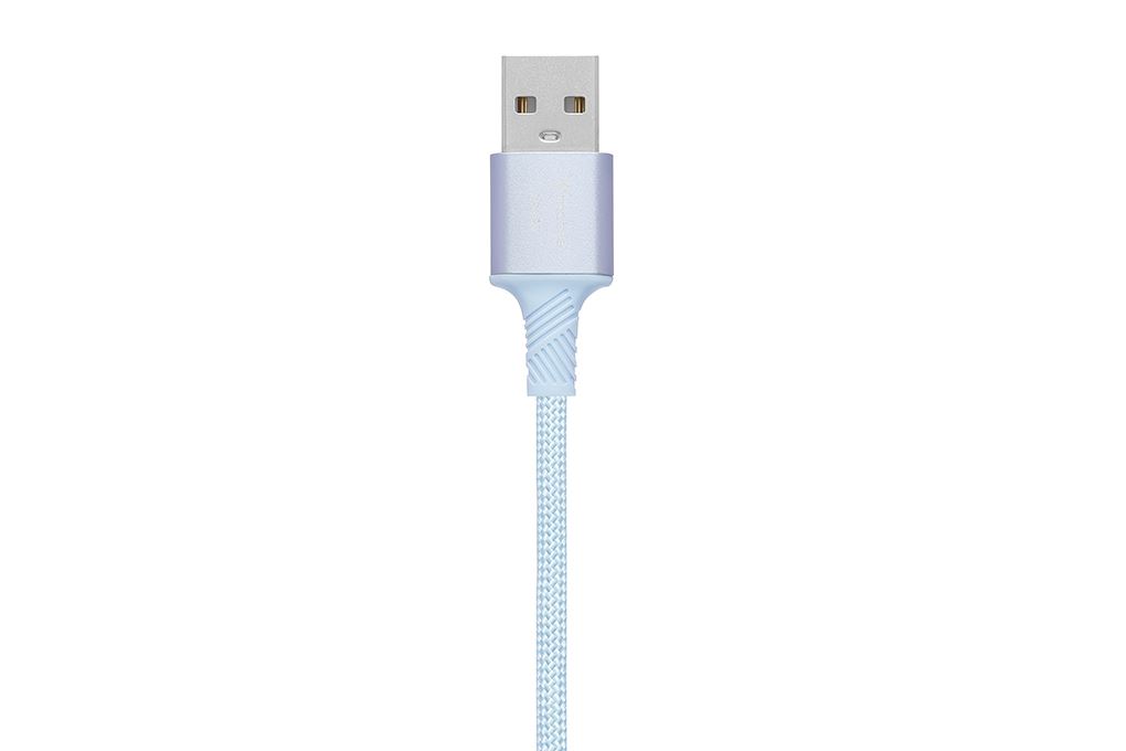 Cáp sạc USB-A - Micro USB 12W 1m Xmobile CS187 Màu Xanh da trời nhạt