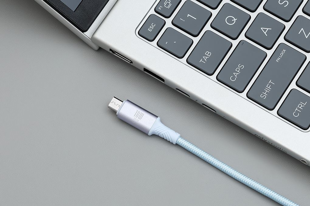 Cáp sạc USB-A - Micro USB 12W 1m Xmobile CS187 Màu Xanh da trời nhạt