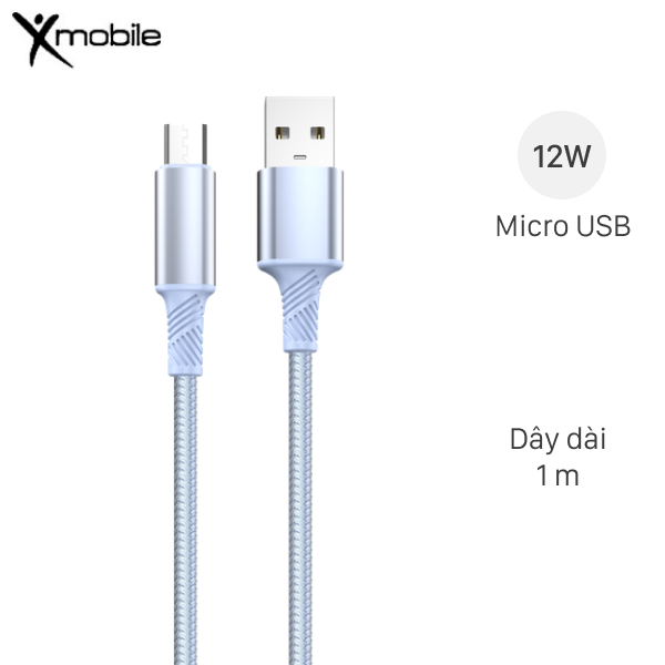 Cáp sạc 1m Xmobile CS187